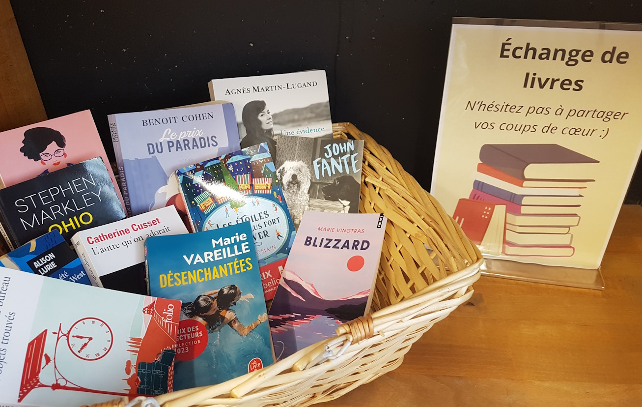 Un espace d'échange de livres se crée !